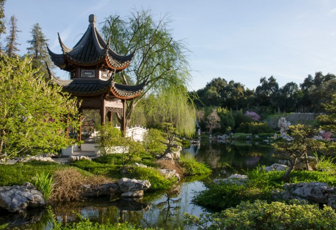 The Huntington Library’s Chinese Gardens’ “Pavilion of The Three Friends” 